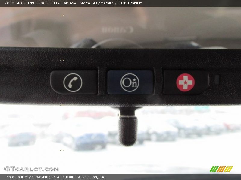 Storm Gray Metallic / Dark Titanium 2010 GMC Sierra 1500 SL Crew Cab 4x4