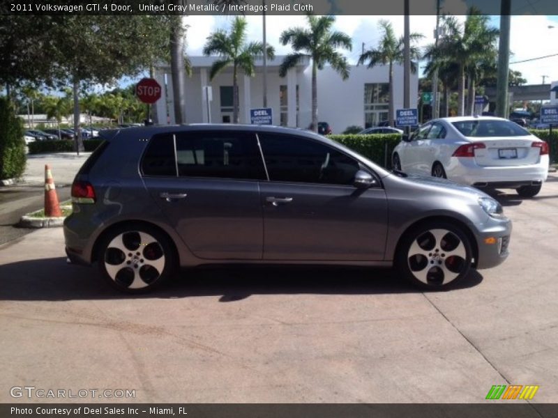United Gray Metallic / Interlagos Plaid Cloth 2011 Volkswagen GTI 4 Door