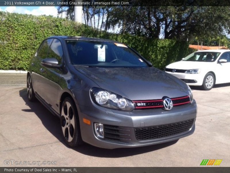 United Gray Metallic / Interlagos Plaid Cloth 2011 Volkswagen GTI 4 Door