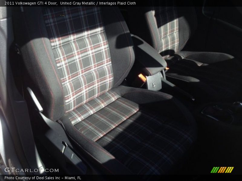 United Gray Metallic / Interlagos Plaid Cloth 2011 Volkswagen GTI 4 Door