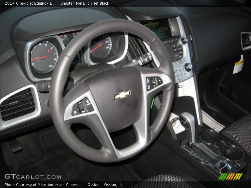 Tungsten Metallic / Jet Black 2014 Chevrolet Equinox LT