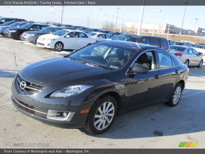 Polished Slate / Black 2012 Mazda MAZDA6 i Touring Sedan