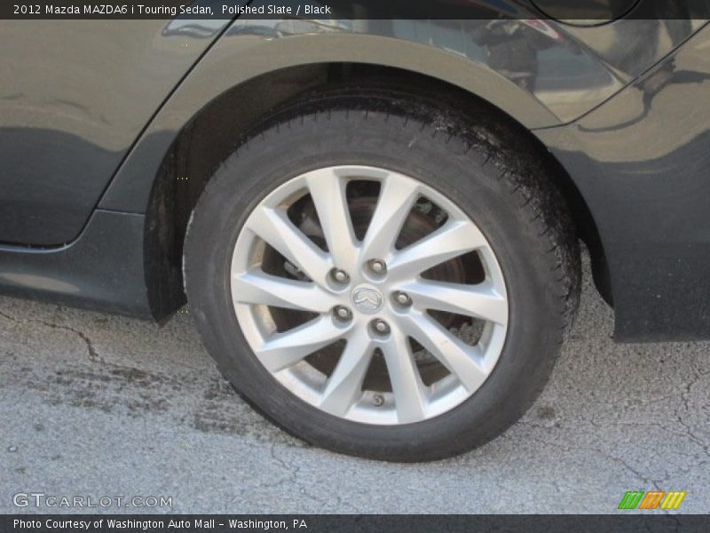 Polished Slate / Black 2012 Mazda MAZDA6 i Touring Sedan