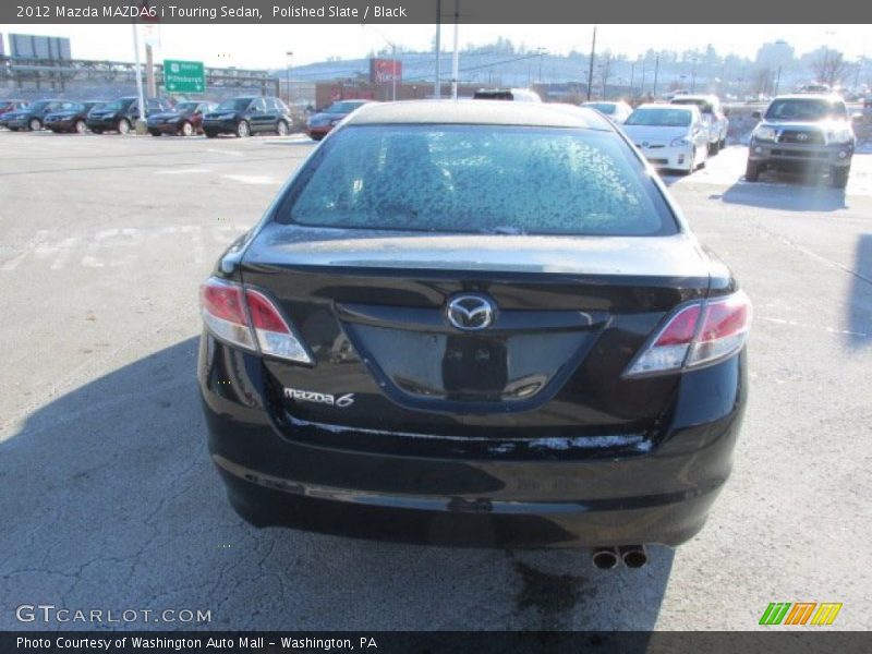 Polished Slate / Black 2012 Mazda MAZDA6 i Touring Sedan