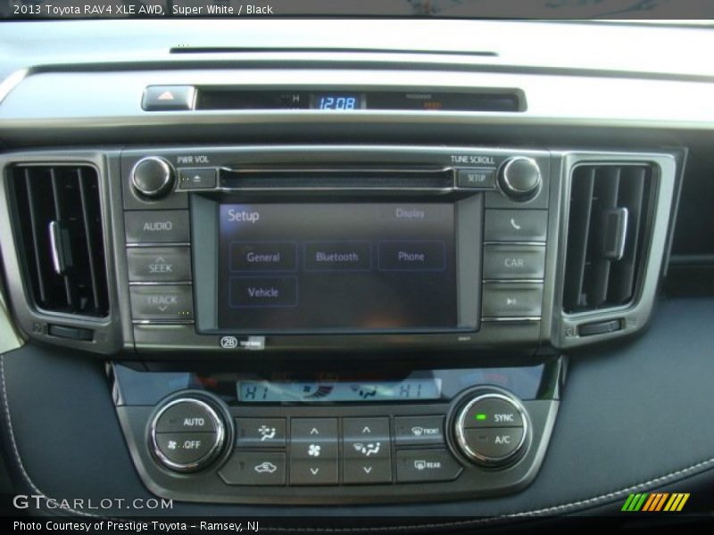 Super White / Black 2013 Toyota RAV4 XLE AWD