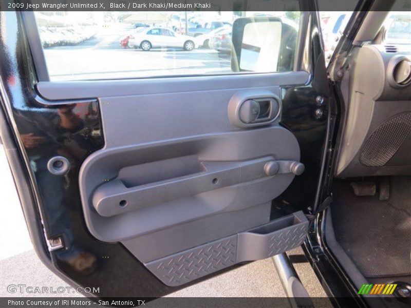 Black / Dark Khaki/Medium Khaki 2009 Jeep Wrangler Unlimited X