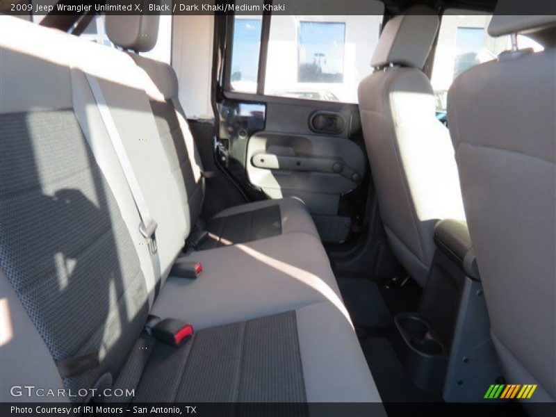 Black / Dark Khaki/Medium Khaki 2009 Jeep Wrangler Unlimited X