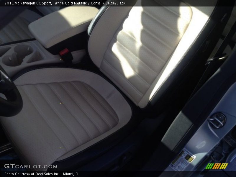 White Gold Metallic / Cornsilk Beige/Black 2011 Volkswagen CC Sport