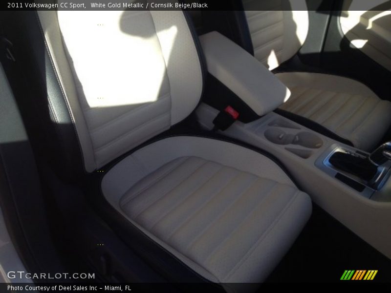 White Gold Metallic / Cornsilk Beige/Black 2011 Volkswagen CC Sport