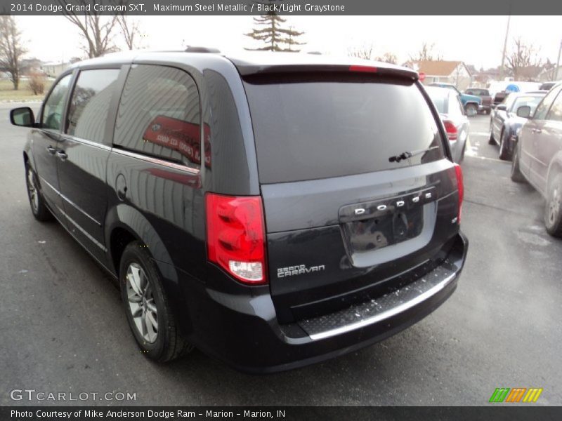 Maximum Steel Metallic / Black/Light Graystone 2014 Dodge Grand Caravan SXT
