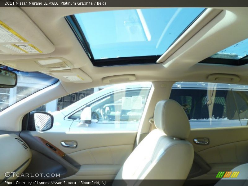Platinum Graphite / Beige 2011 Nissan Murano LE AWD