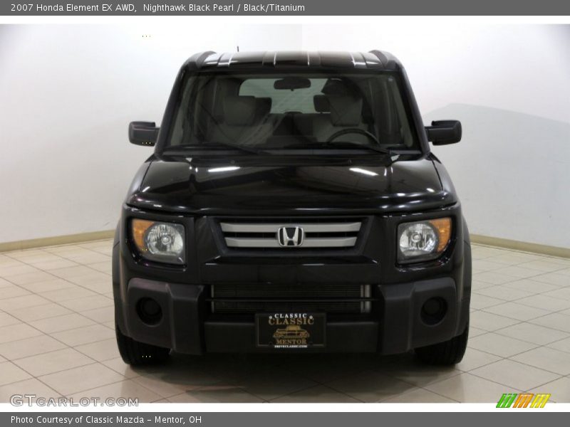 Nighthawk Black Pearl / Black/Titanium 2007 Honda Element EX AWD