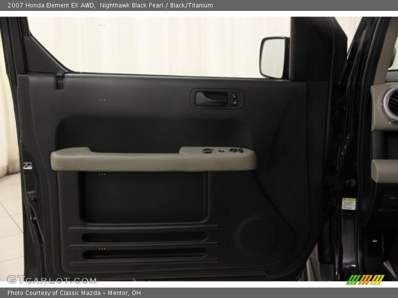 Nighthawk Black Pearl / Black/Titanium 2007 Honda Element EX AWD