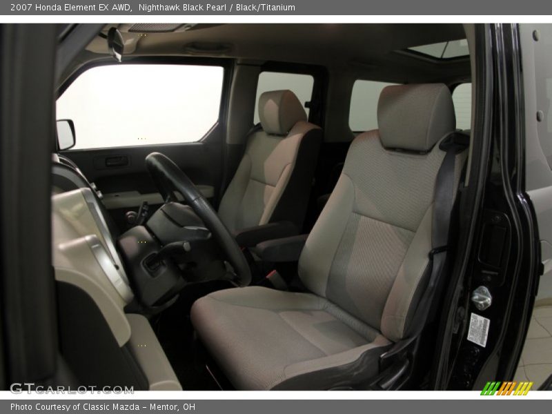 Nighthawk Black Pearl / Black/Titanium 2007 Honda Element EX AWD
