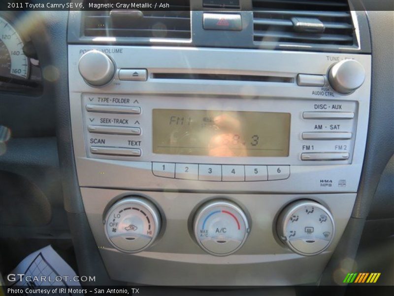 Magnetic Gray Metallic / Ash 2011 Toyota Camry SE V6