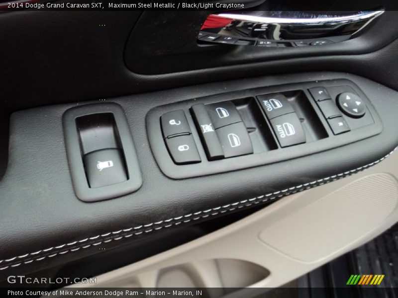 Maximum Steel Metallic / Black/Light Graystone 2014 Dodge Grand Caravan SXT