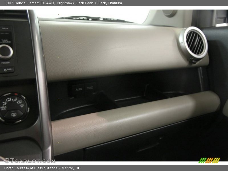 Nighthawk Black Pearl / Black/Titanium 2007 Honda Element EX AWD