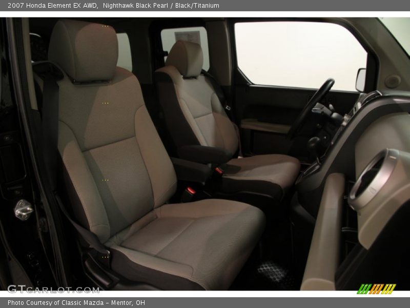 Nighthawk Black Pearl / Black/Titanium 2007 Honda Element EX AWD