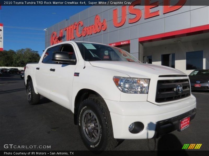 Super White / Graphite Gray 2010 Toyota Tundra TRD Rock Warrior CrewMax 4x4