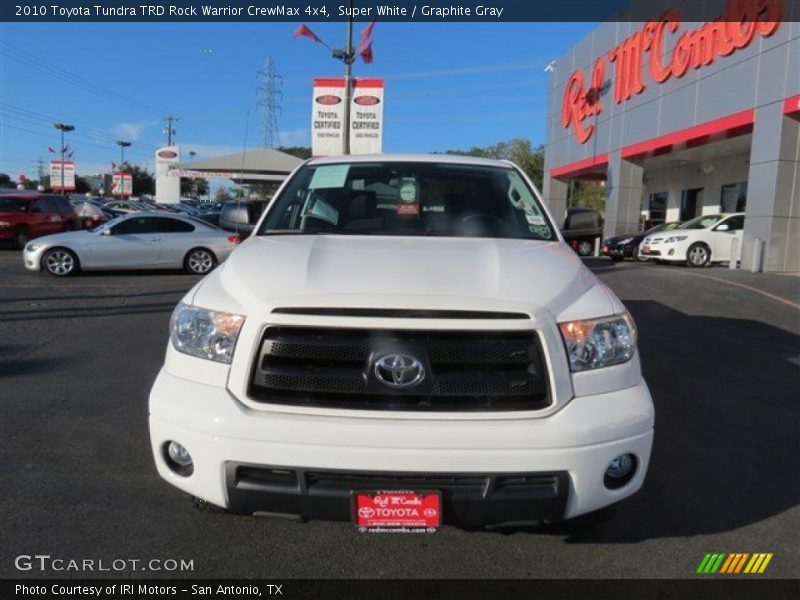 Super White / Graphite Gray 2010 Toyota Tundra TRD Rock Warrior CrewMax 4x4