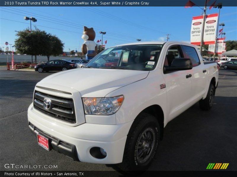 Super White / Graphite Gray 2010 Toyota Tundra TRD Rock Warrior CrewMax 4x4