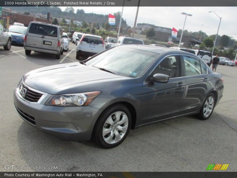 Polished Metal Metallic / Gray 2009 Honda Accord EX-L Sedan