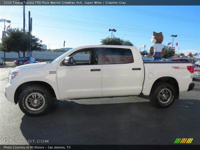 Super White / Graphite Gray 2010 Toyota Tundra TRD Rock Warrior CrewMax 4x4