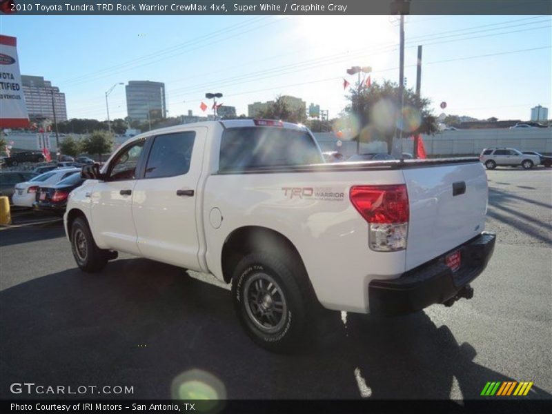 Super White / Graphite Gray 2010 Toyota Tundra TRD Rock Warrior CrewMax 4x4