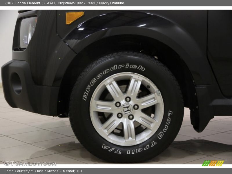 Nighthawk Black Pearl / Black/Titanium 2007 Honda Element EX AWD