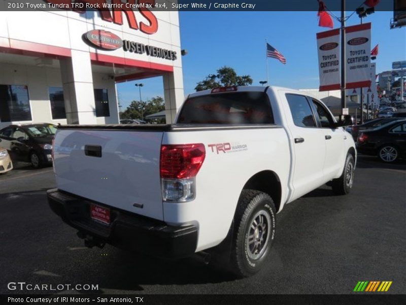 Super White / Graphite Gray 2010 Toyota Tundra TRD Rock Warrior CrewMax 4x4