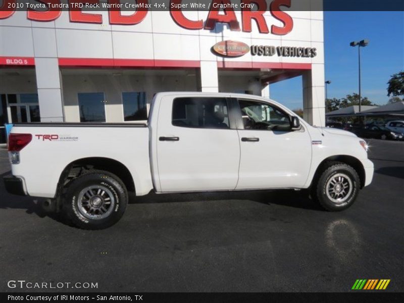 Super White / Graphite Gray 2010 Toyota Tundra TRD Rock Warrior CrewMax 4x4
