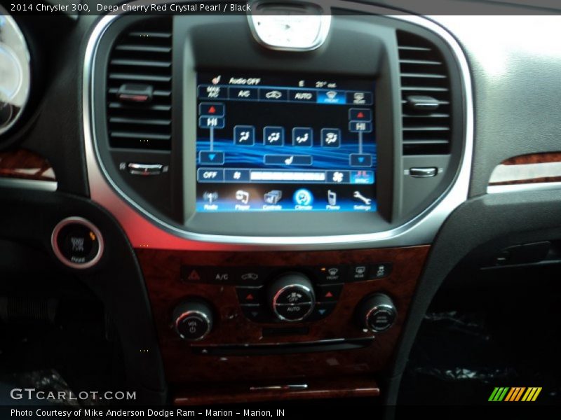 Deep Cherry Red Crystal Pearl / Black 2014 Chrysler 300