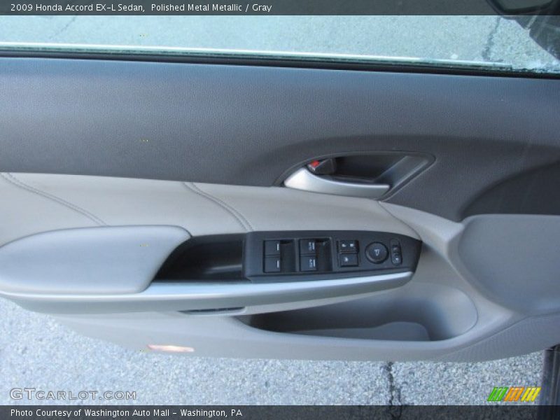 Polished Metal Metallic / Gray 2009 Honda Accord EX-L Sedan