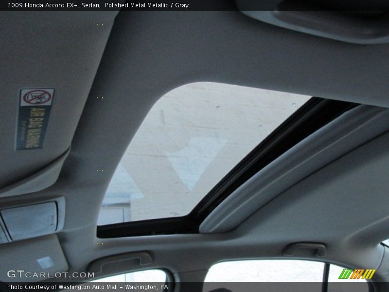 Polished Metal Metallic / Gray 2009 Honda Accord EX-L Sedan