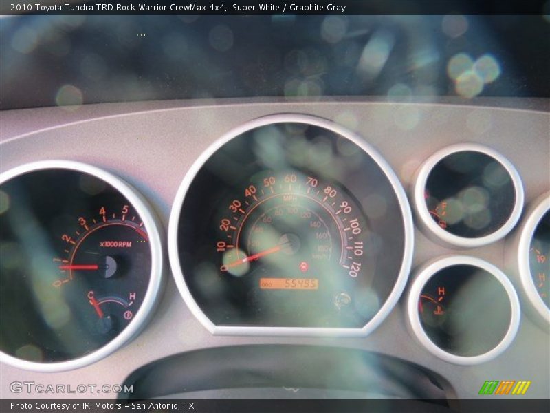 Super White / Graphite Gray 2010 Toyota Tundra TRD Rock Warrior CrewMax 4x4