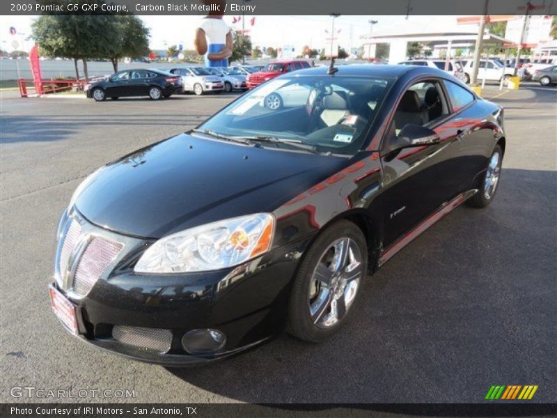 Carbon Black Metallic / Ebony 2009 Pontiac G6 GXP Coupe