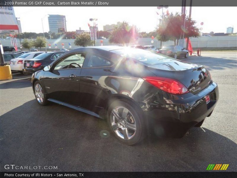 Carbon Black Metallic / Ebony 2009 Pontiac G6 GXP Coupe