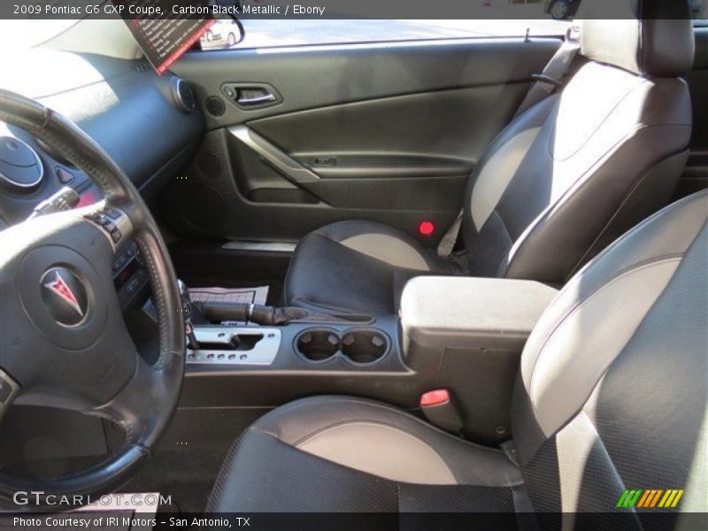 Carbon Black Metallic / Ebony 2009 Pontiac G6 GXP Coupe