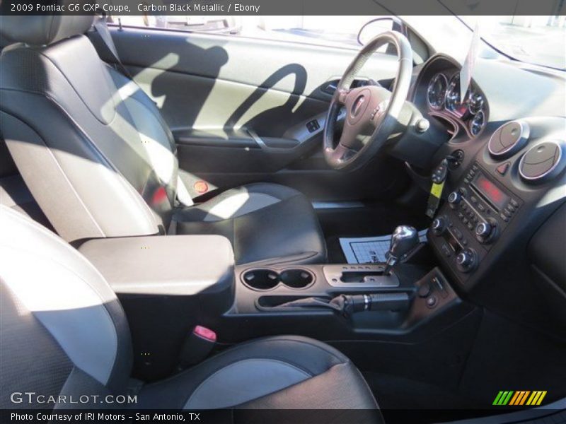 Carbon Black Metallic / Ebony 2009 Pontiac G6 GXP Coupe
