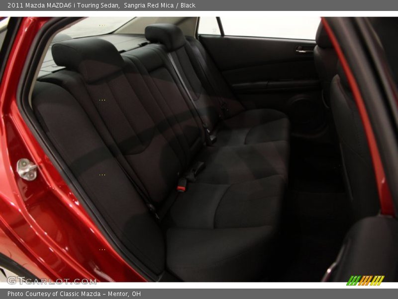 Sangria Red Mica / Black 2011 Mazda MAZDA6 i Touring Sedan