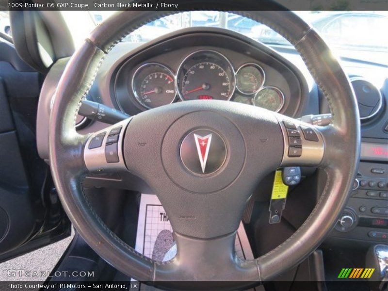 Carbon Black Metallic / Ebony 2009 Pontiac G6 GXP Coupe