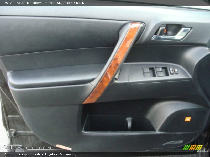 Black / Black 2012 Toyota Highlander Limited 4WD