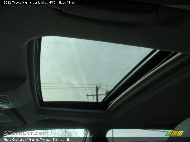 Black / Black 2012 Toyota Highlander Limited 4WD