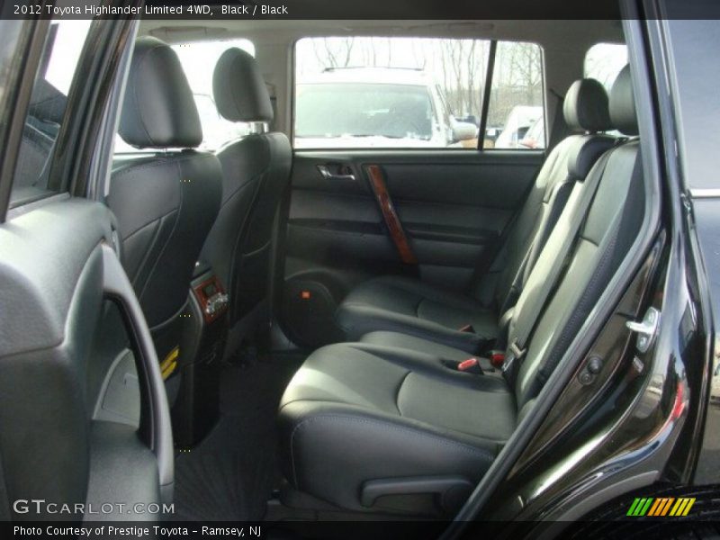 Black / Black 2012 Toyota Highlander Limited 4WD