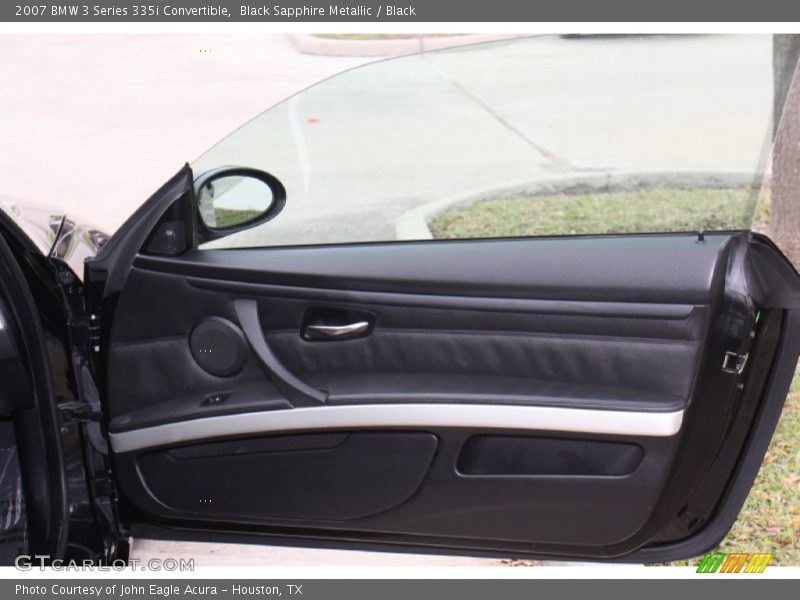 Black Sapphire Metallic / Black 2007 BMW 3 Series 335i Convertible