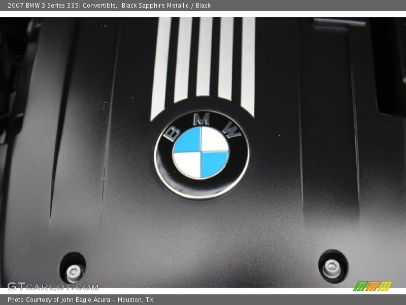 Black Sapphire Metallic / Black 2007 BMW 3 Series 335i Convertible
