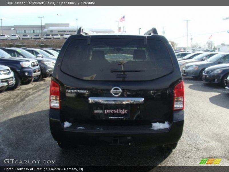 Super Black / Graphite 2008 Nissan Pathfinder S 4x4