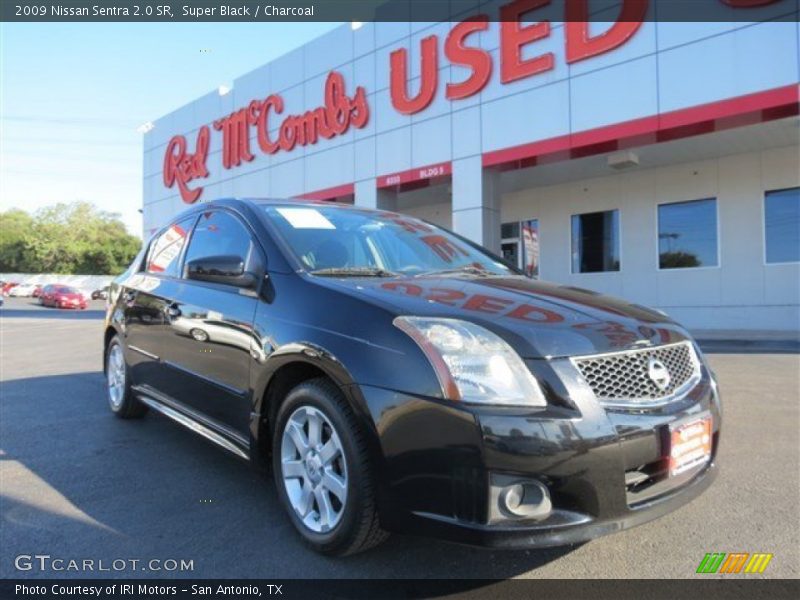 Super Black / Charcoal 2009 Nissan Sentra 2.0 SR