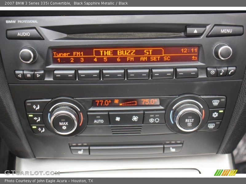 Black Sapphire Metallic / Black 2007 BMW 3 Series 335i Convertible