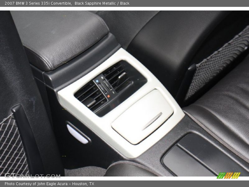 Black Sapphire Metallic / Black 2007 BMW 3 Series 335i Convertible